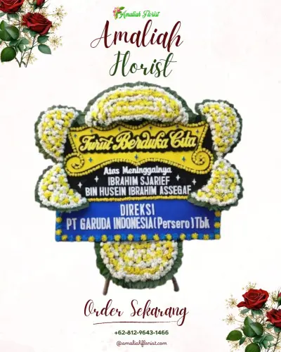 Papan Bunga Duka di Way Gubak